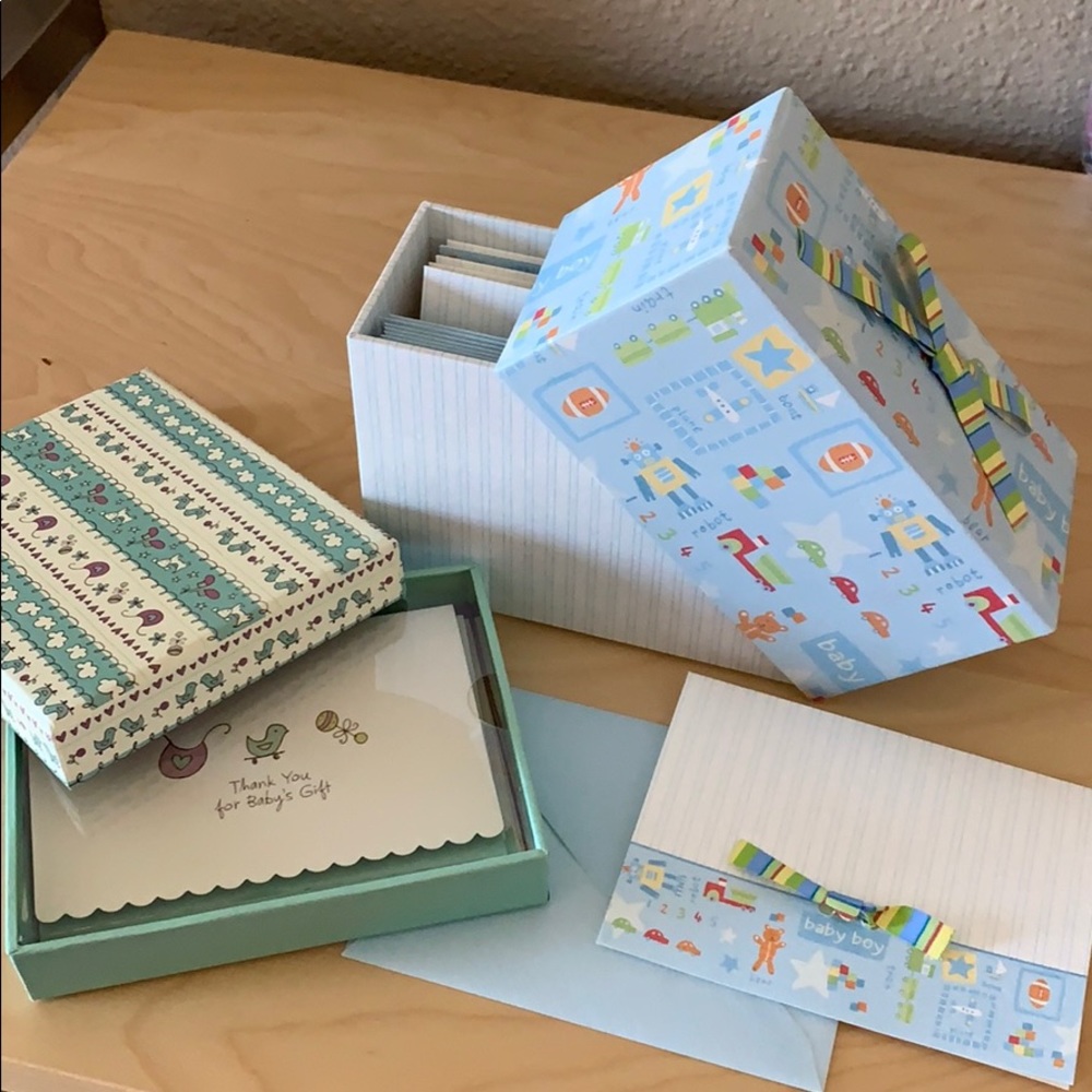 Baby boy shower cards